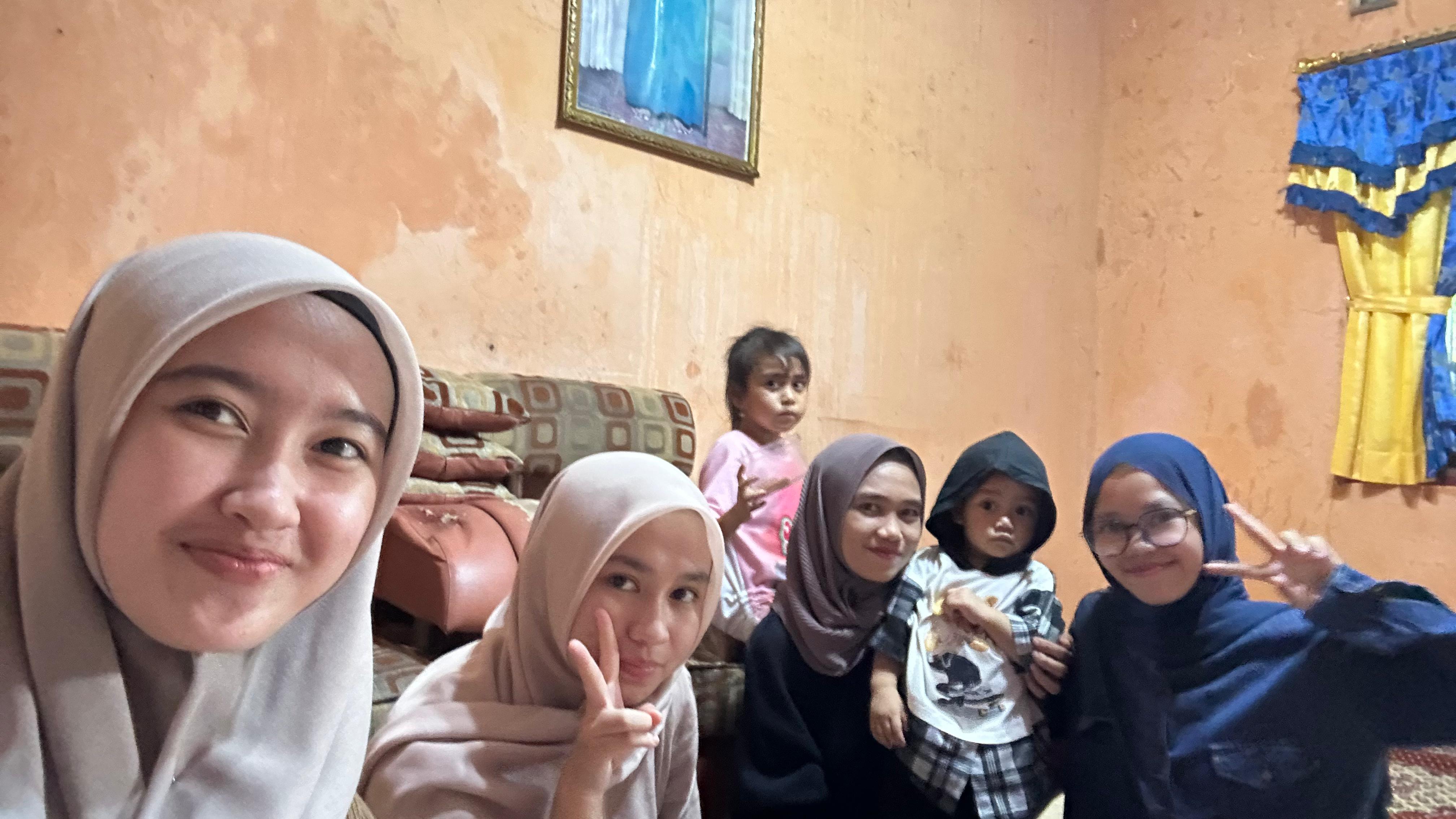 KUNJUNGAN KELIMA DENGAN IBU ANTI DAN ADEK RAFA